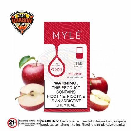 MYLE V4 Pods Red Apple