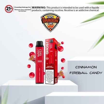 Cinnamon Fireball Candy Vapes Bar Ghost Pro 3500 Puffs