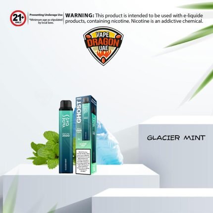 Glacier Mint Vapes Bar Ghost Pro 3500 Puffs