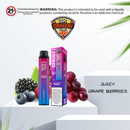 Juicy Grape Berries Vapes Bar Ghost Pro 3500 Puffs