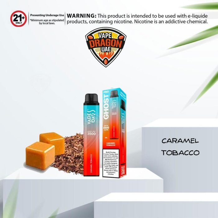 caramel tobacco Vapes Bar Ghost Pro 3500 Puffs